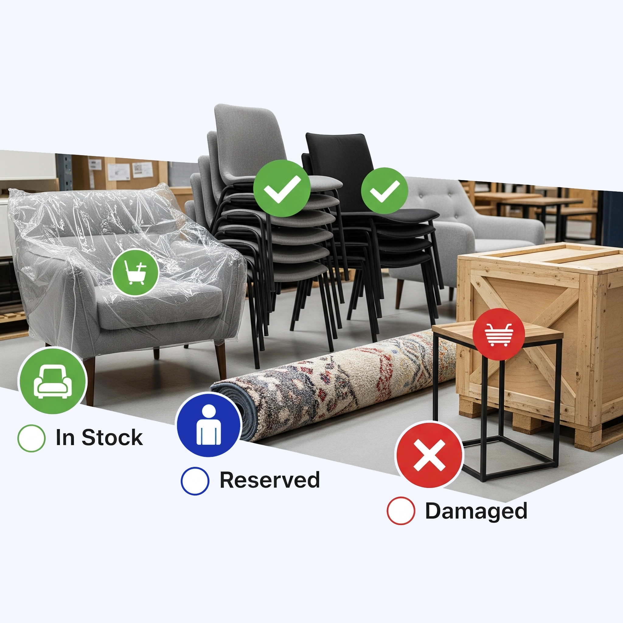 See What’s in Stock, Reserved, or Damaged Instantly