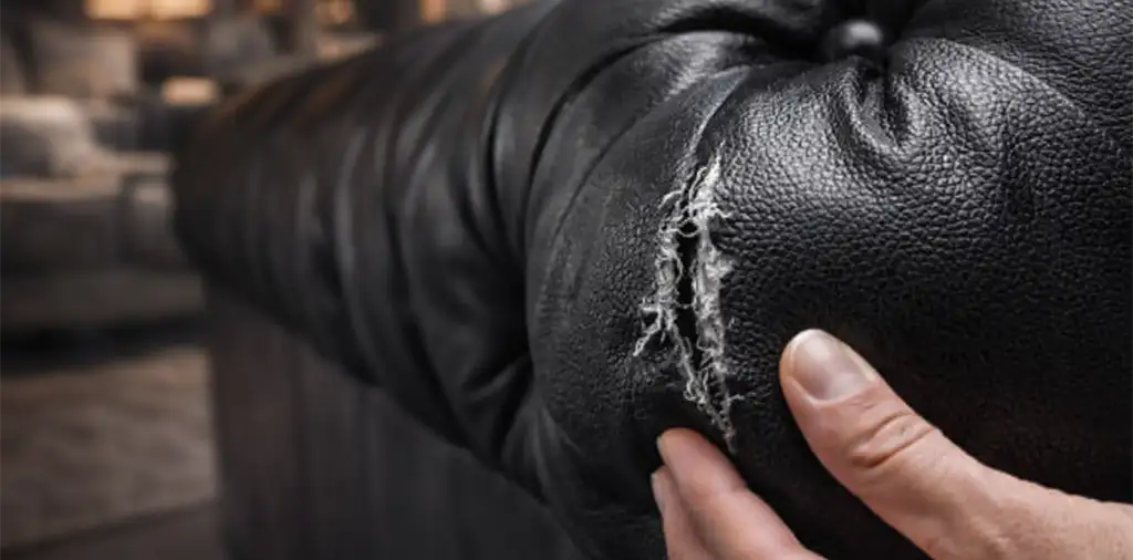 Damaged furniture example