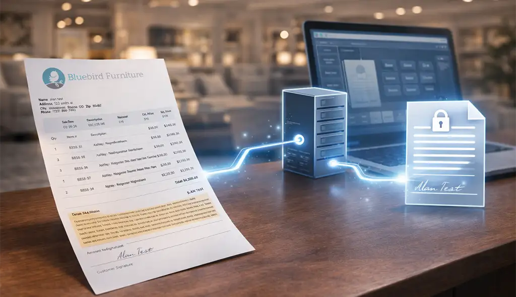 Integrated systems for furniture retailers